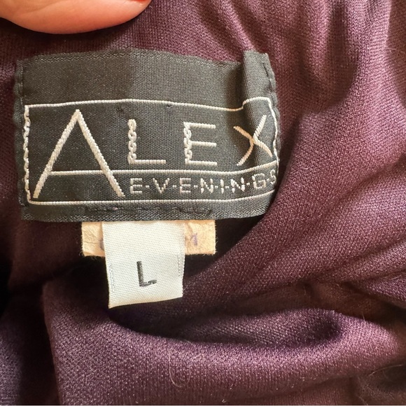 Alex Evenings 3 Piece Set Long Chiffon Skirt with Tank and  Jacket - Picture 8 of 15